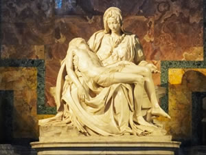 キリストの亡骸を腕に抱く聖母マリア