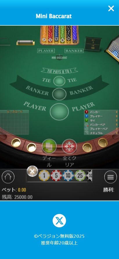 Online Casino Baccarat Demo